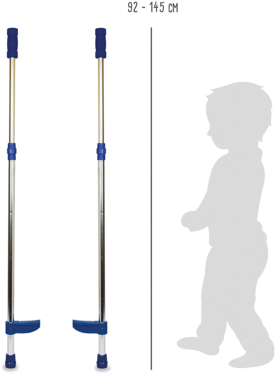 Small Foot - Metal Stilts Adjustable Blue 145cm