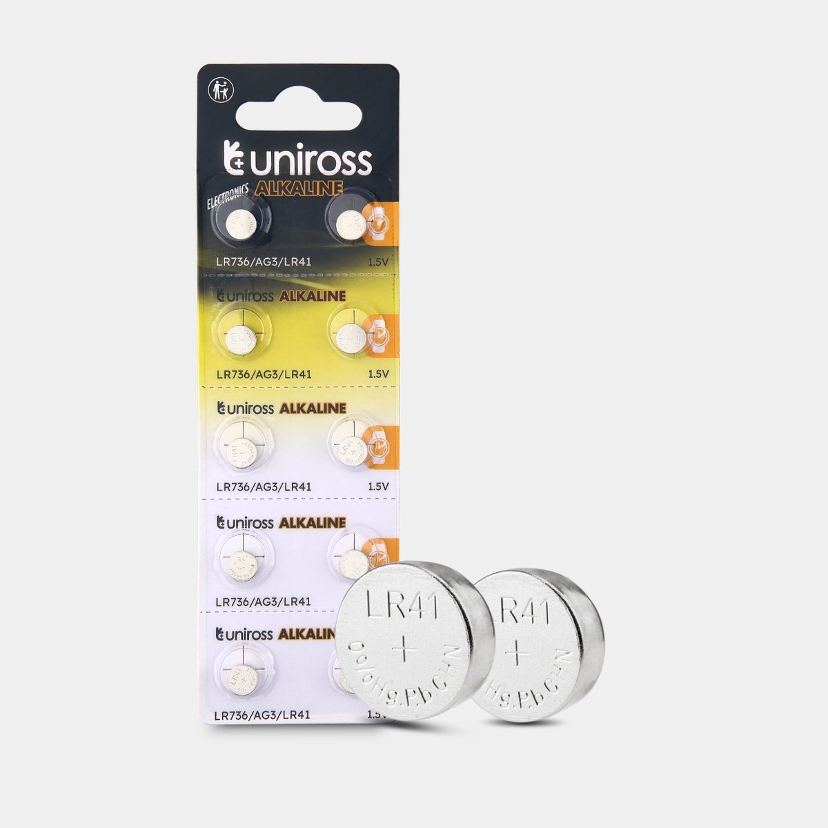 UNiROSS Alkaline LR736 AG3 LR41 1.5V - BL10