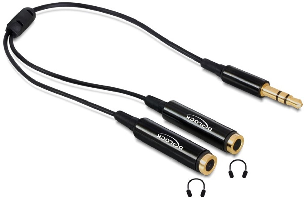 DeLOCK audio splitter - 25 cm