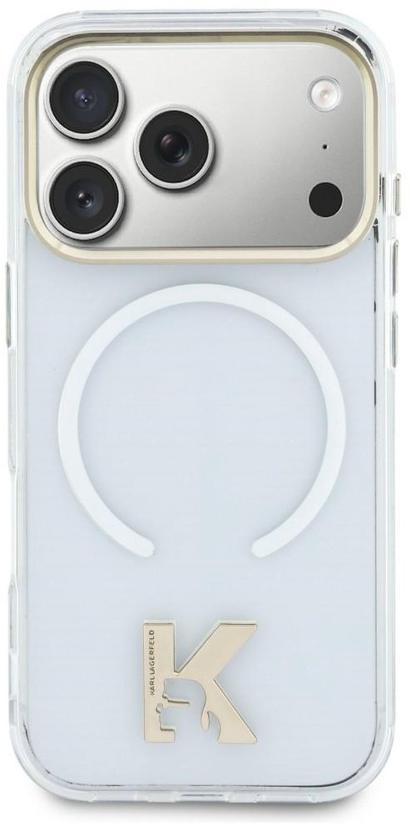 Karl Lagerfeld IML K Head Logo MagSafe Case for iPhone Air - Clear