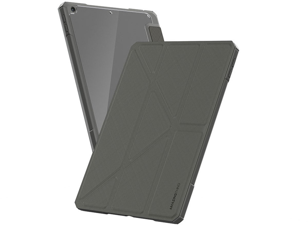 AmazingThing Titan Pro Folio Case for iPad Air 11" M3/M4 (2025/2026) - Gray