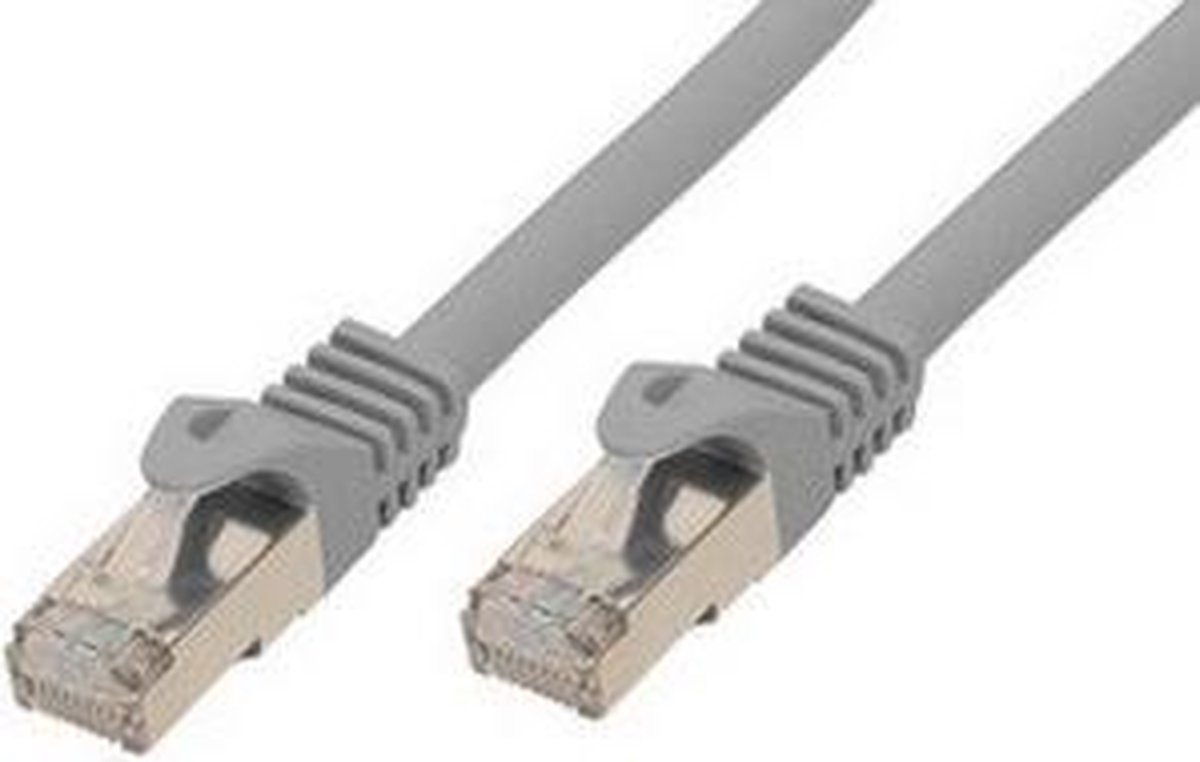 SCONN Shiverpeaks BASIC-S patch cable - 50 cm - grey - Grå - 0.5m
