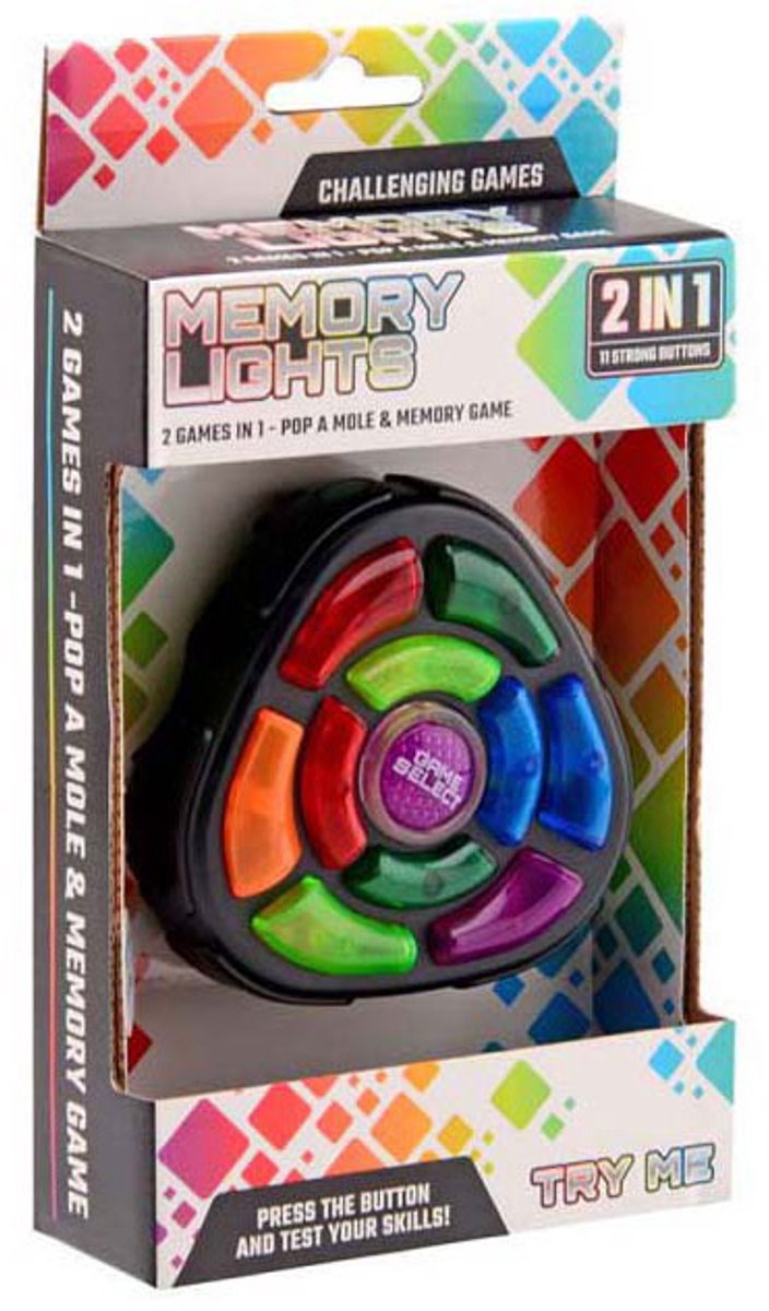 Johntoy Memory Game 2 in 1 Interactive Light Game