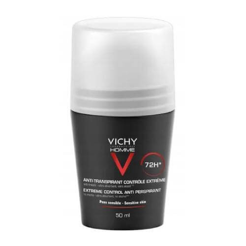 VICHY HOMME Antitranspirant Roll-on für Männer 72h, 50 ml