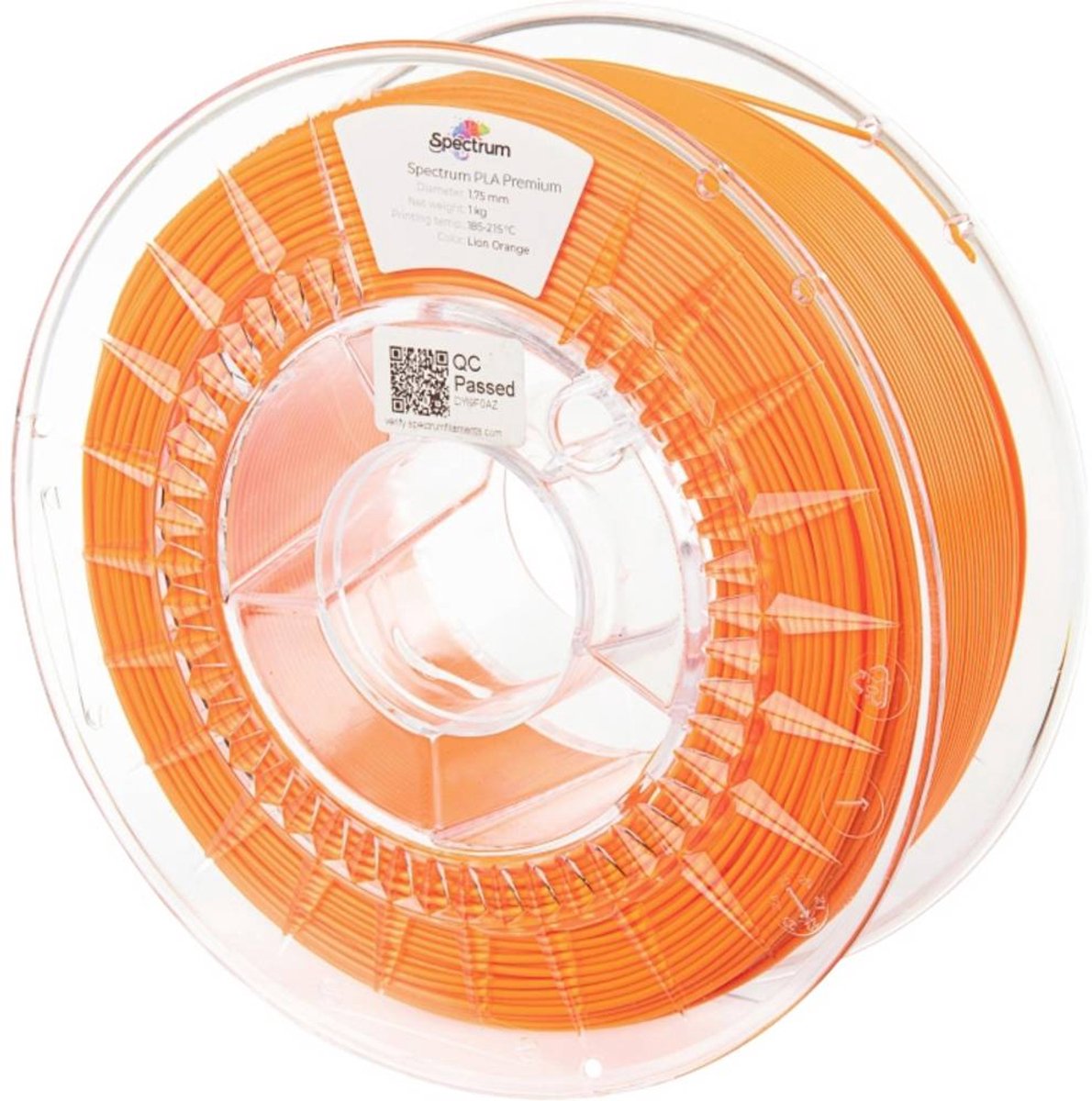 Spectrum 3D Filament / PLA Premium / ⌀ 1.75 mm / Lion Orange / 1 kg