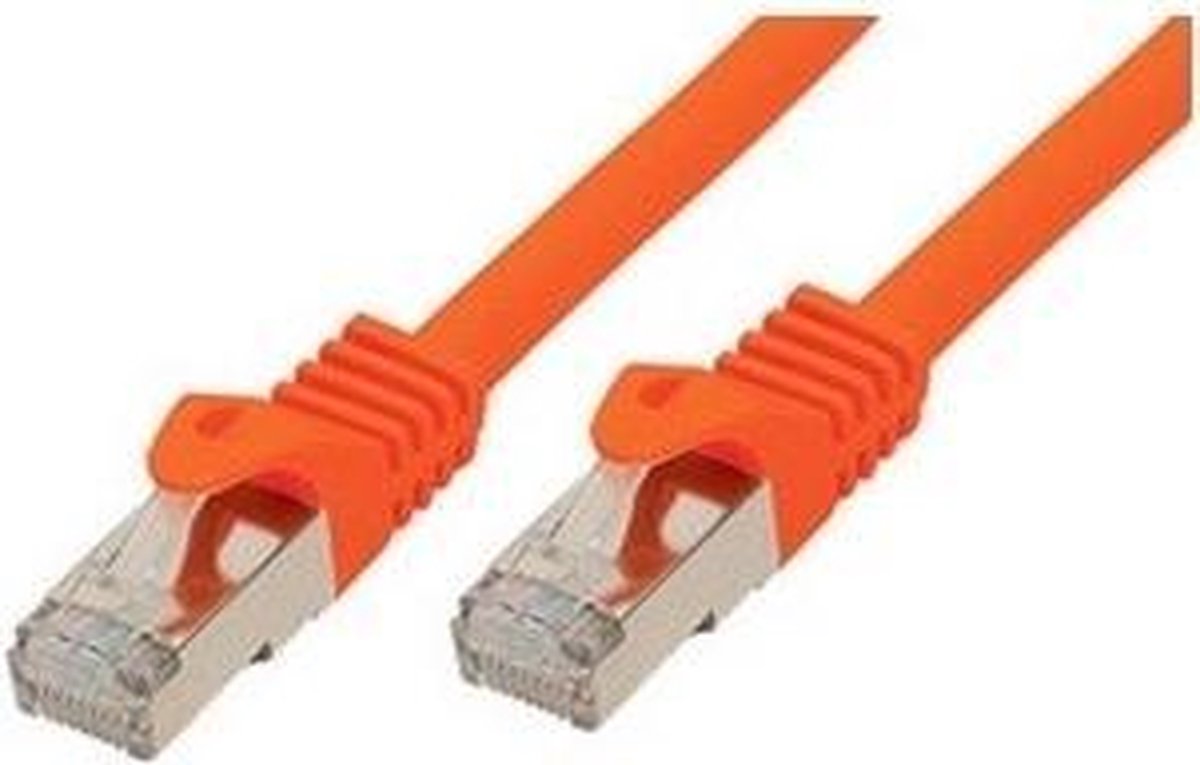 SCONN Shiverpeaks BASIC-S patch cable - 20 m - orange - Orange