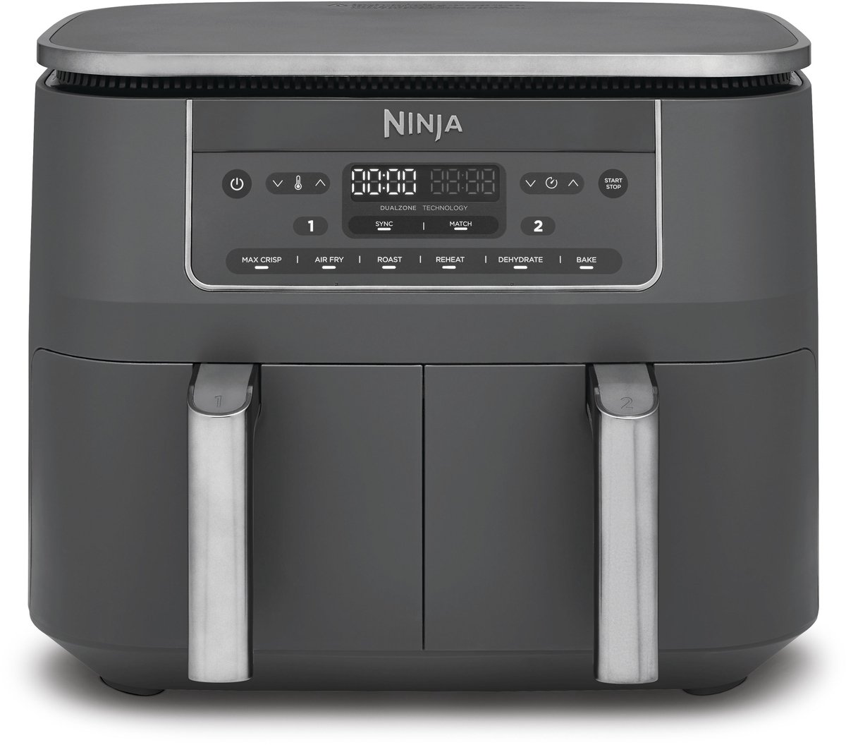 Friggitrice ad aria Ninja Dual Zone da 7,6 L in Grigio | DZ300EU | di SharkNinja
