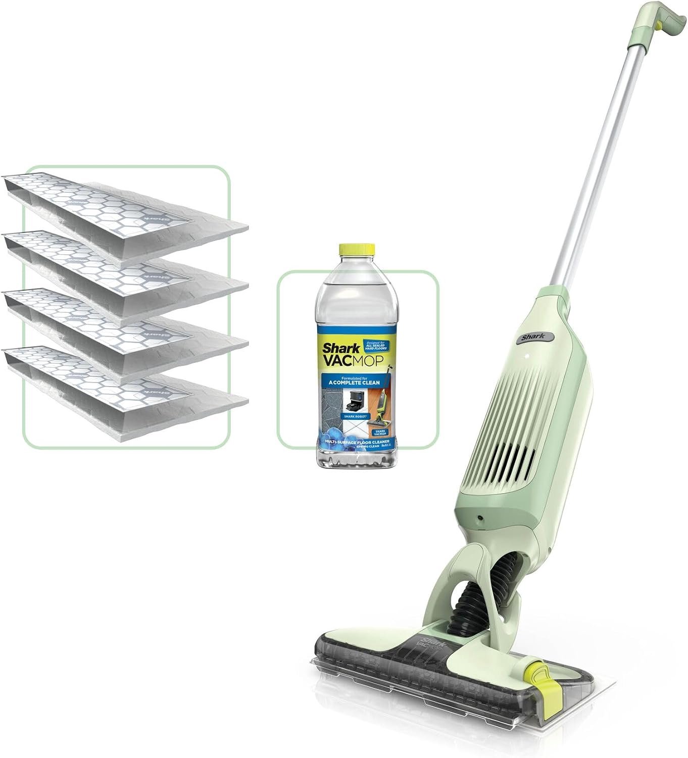 Lavapavimenti senza filo Shark VacMop 2 in 1 in Verde | VM200EUGN | di SharkNinja