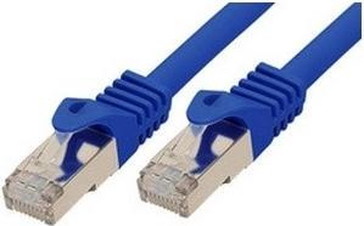 SCONN Shiverpeaks BASIC-S patch cable - 1 m - blue - Blå - 1m