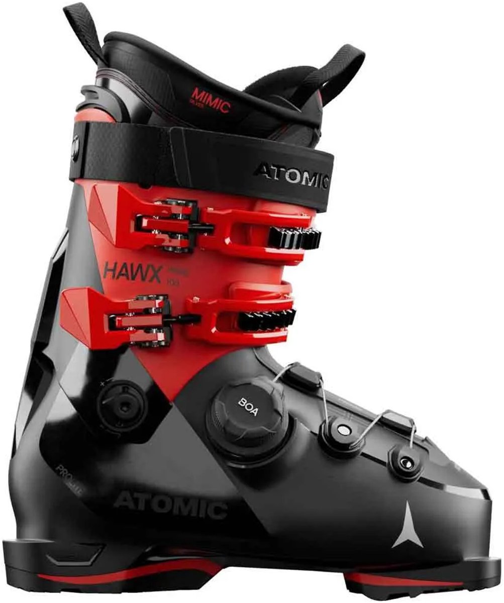 Atomic Hawx prime 100 BOA, buty narciarskie, męskie, czarne/czerwone