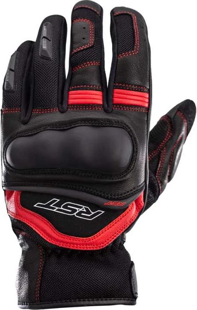 RST 2673 Urban Air 3 Mesh CE Motorcycle Gloves - Small - Black / Red, Black/red