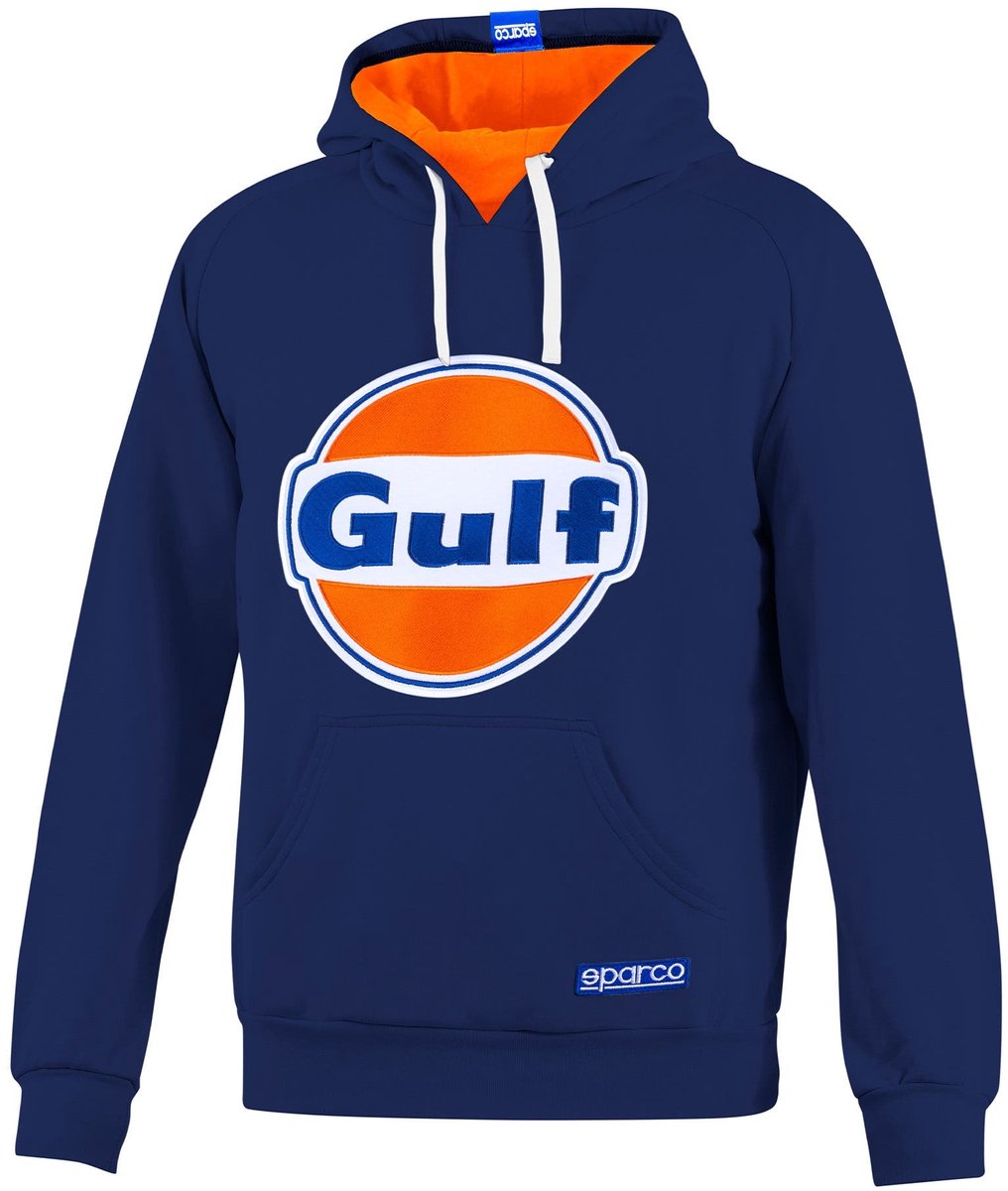 Sparco Gulf Hoodie - Colour: Navy Blue, Size: M