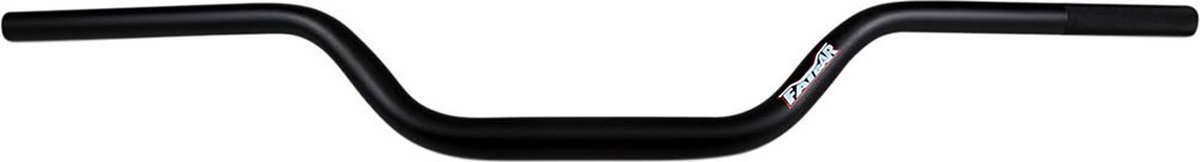 Renthal 819-50 Street Naked Fatbar Motorcycle Handlebars - Black, Black