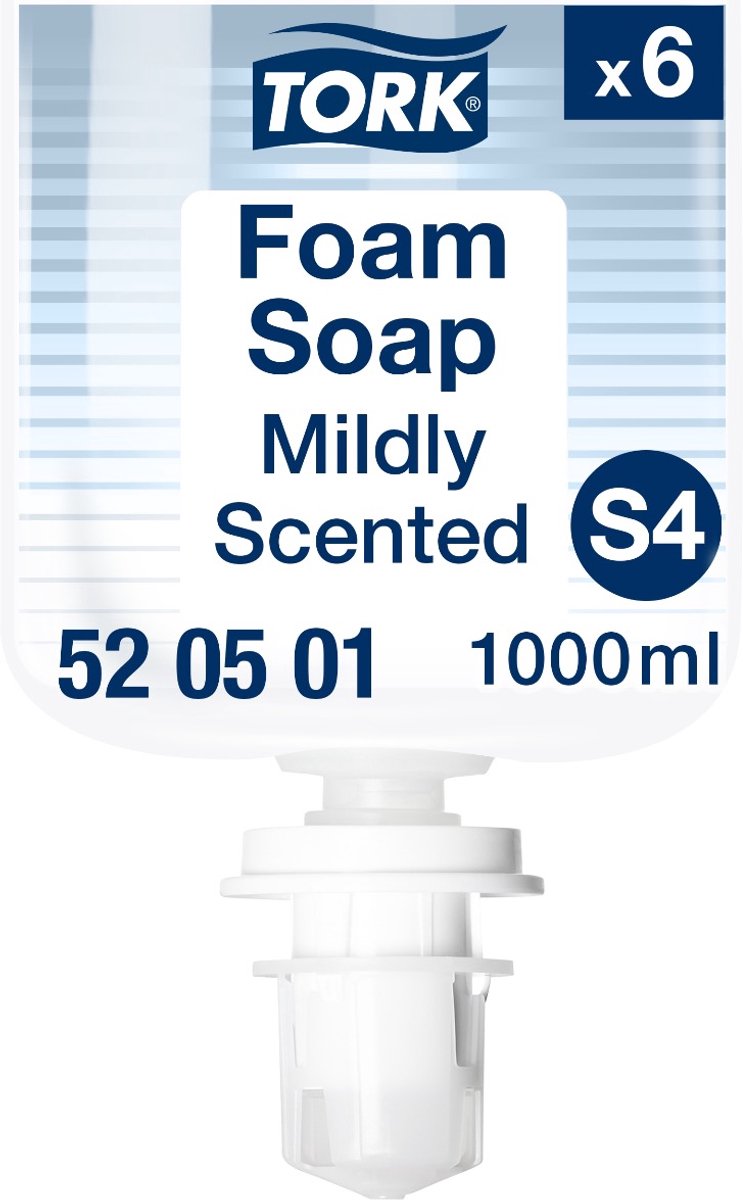 Tork Handseife Nachfüllung Frischer Duft S4 Transparent 520501 6 Stück à 1 L
