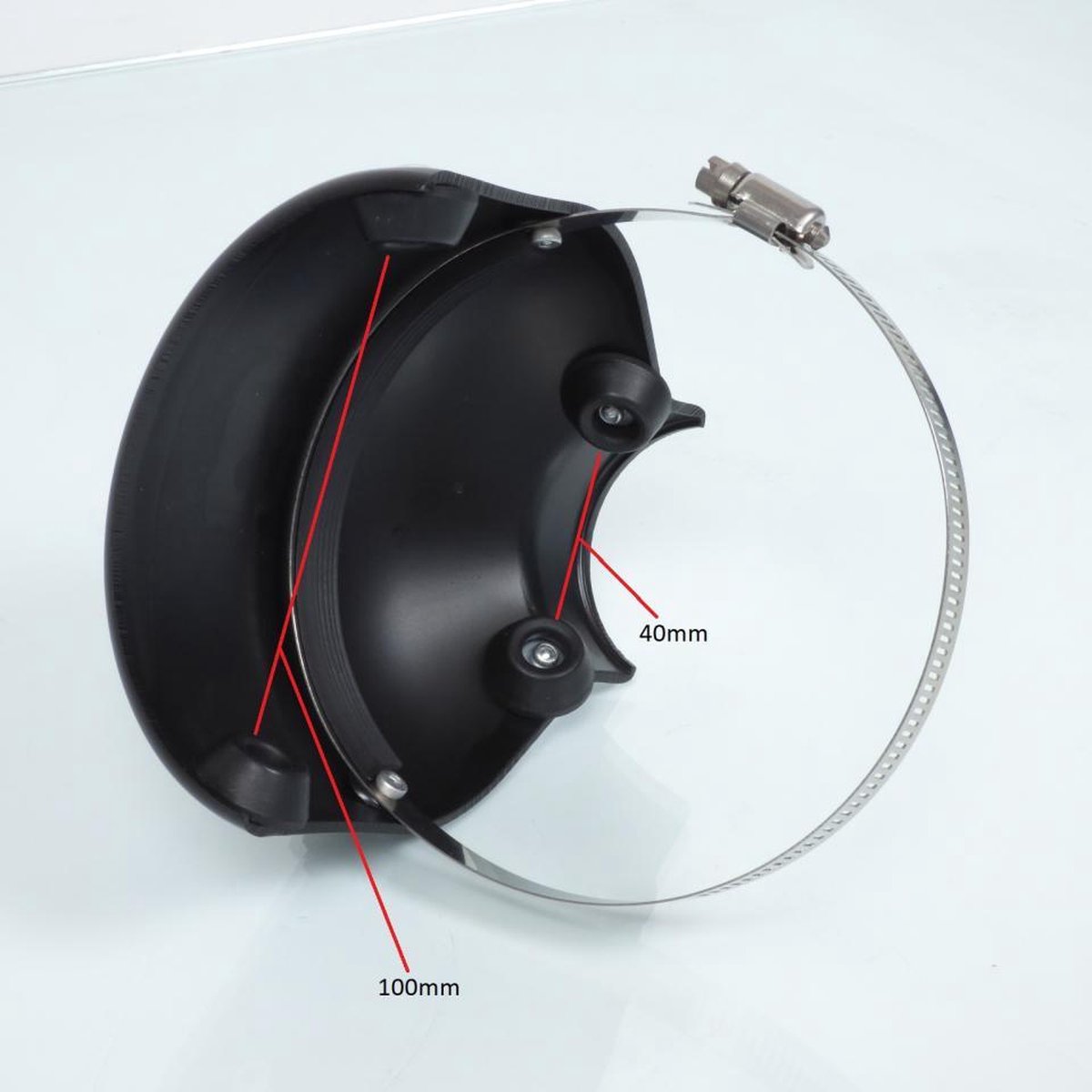 R&G Oval Motorcycle Exhaust Protector - Right Hand Side