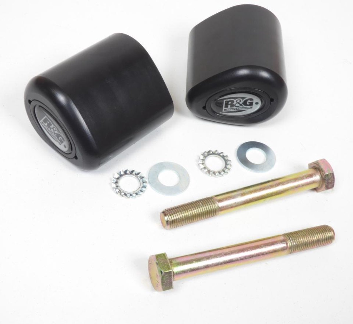 R&G Motorcycle Crash Protectors - Black, Black