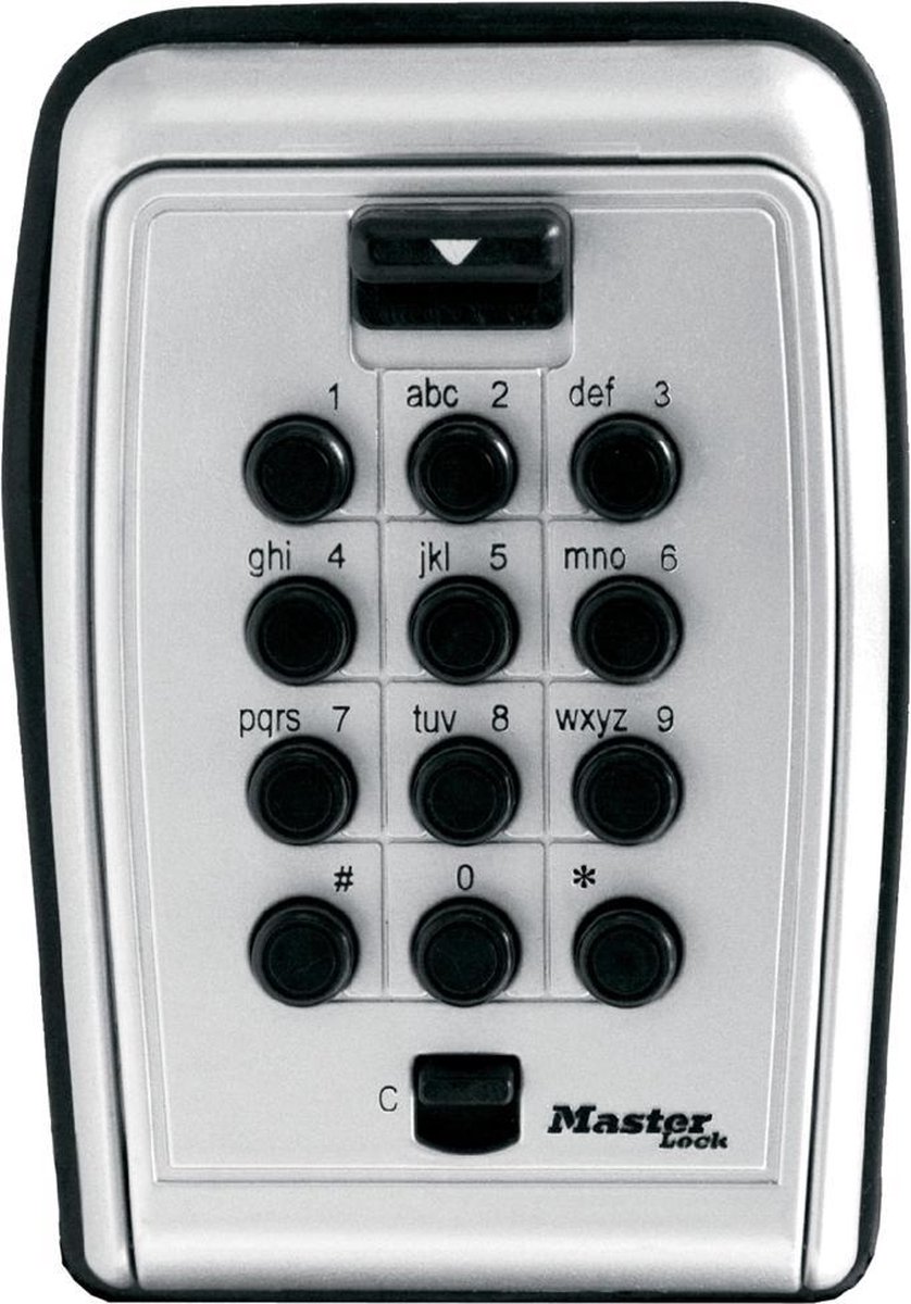 Master Lock Schlüsseltresor 5423EURD Grau, Schwarz 79 x 52 x 117 mm