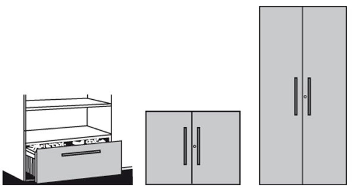 Kerkmann Regal 600 x 600 x 2.600 mm