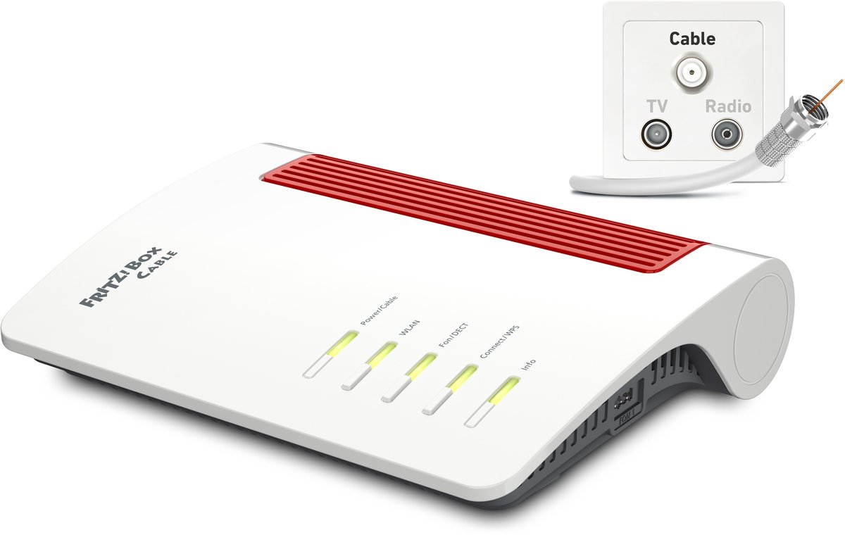 AVM FRITZ!Box 6670 WLAN-Router Dual-Band (2,4 GHz / 5 GHz) Weiß