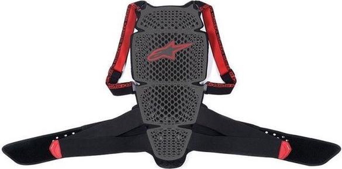 Alpinestars Nucleon KR-CELL CE Level 1 Motorcycle Back Protector, Black/red