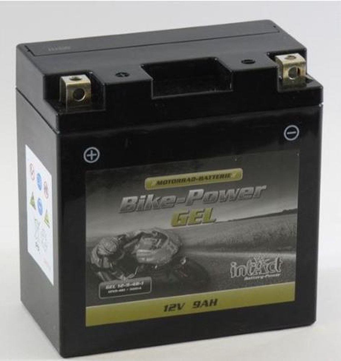 intAct Sealed Gel Motorcycle Battery