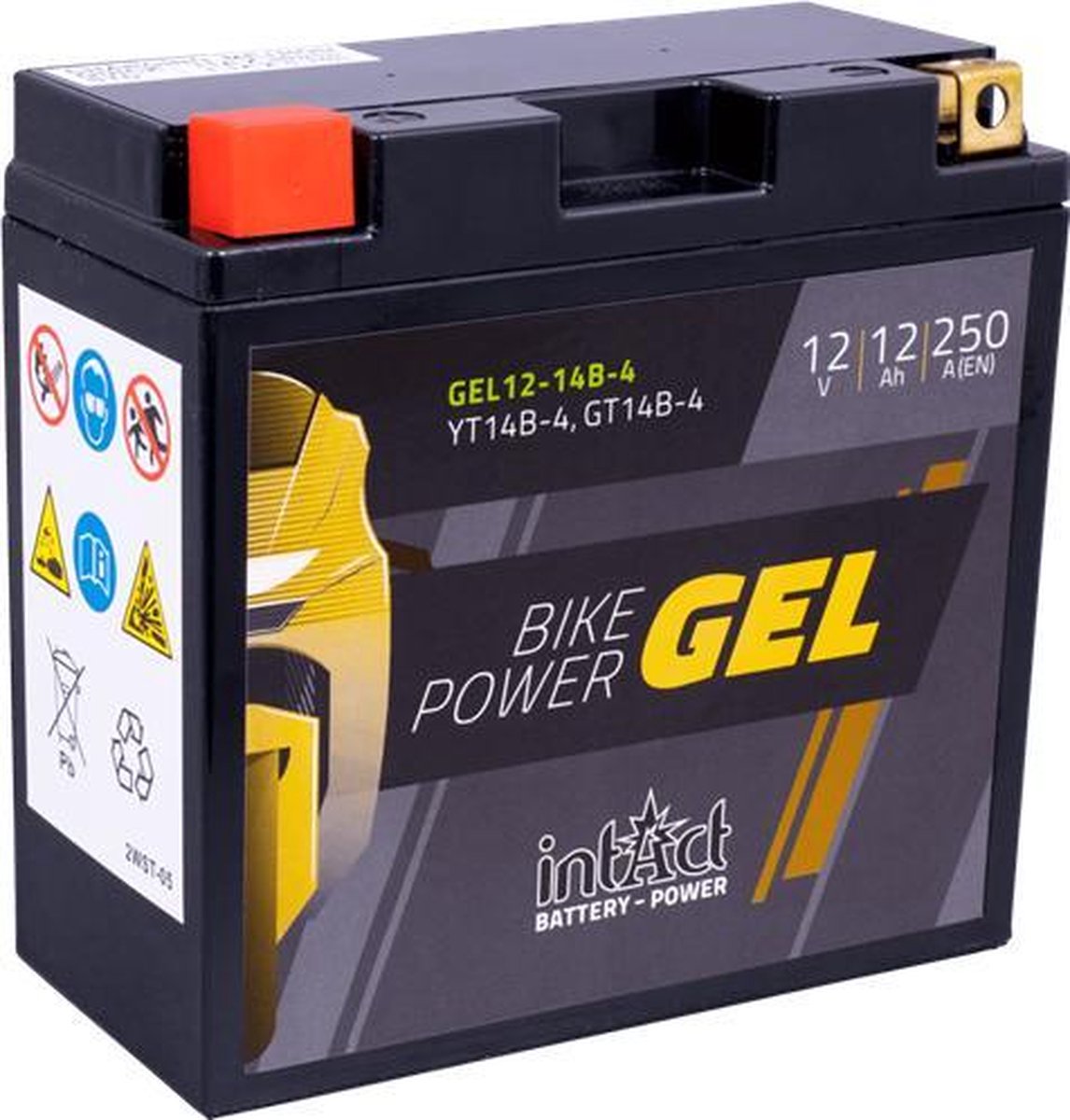 intAct Sealed Gel Motorcycle Battery