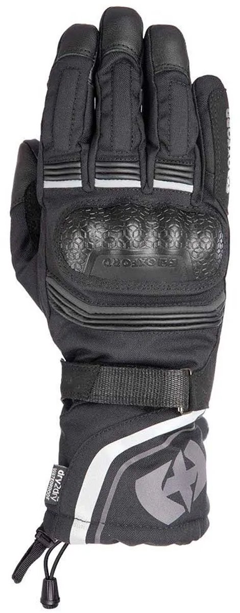 Oxford Montreal 4.0 Motorcycle Gloves - X-Large - Stealth Black, Black