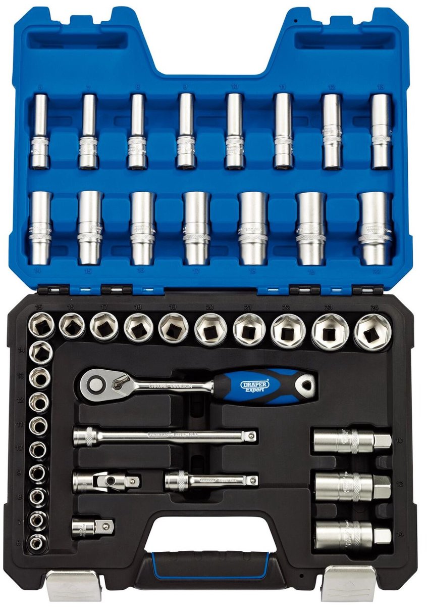 "Draper 3/8" Sq. Dr. Metric Socket Set (42 Piece)"