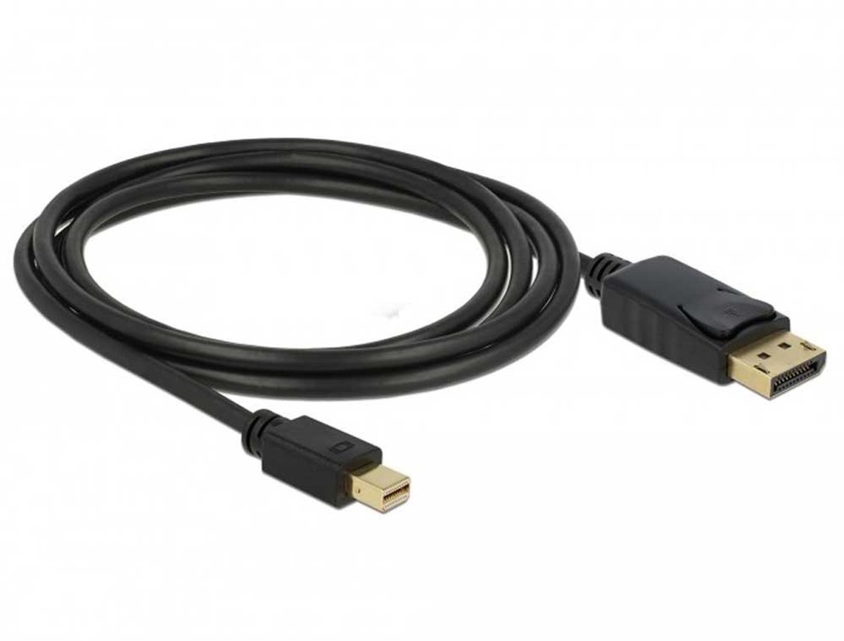 Delock Mini DisplayPort till DisplayPort-kabel 4K @ 60 Hz, 2 m
