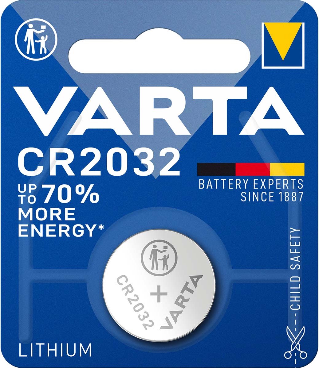 VARTA Lithium Coin knappcellsbatteri CR2032