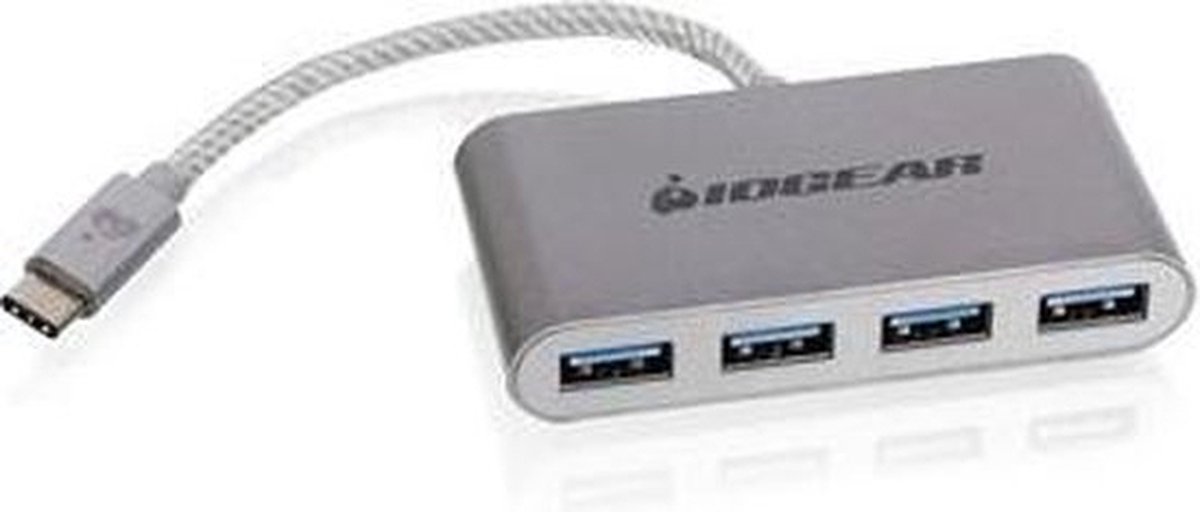 iogear HUB-C USB 3.2 Gen 2 (3.1 Gen 2) Type-C 5000 Mbit/s Silver