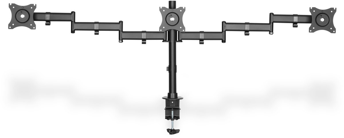 DIGITUS Triple Monitor Desk Clamp Mount