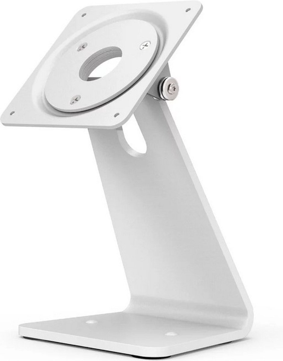 MACLOCKS Tablet Kiosk Stand 360 Table Top Mount - White - Max - recommended for