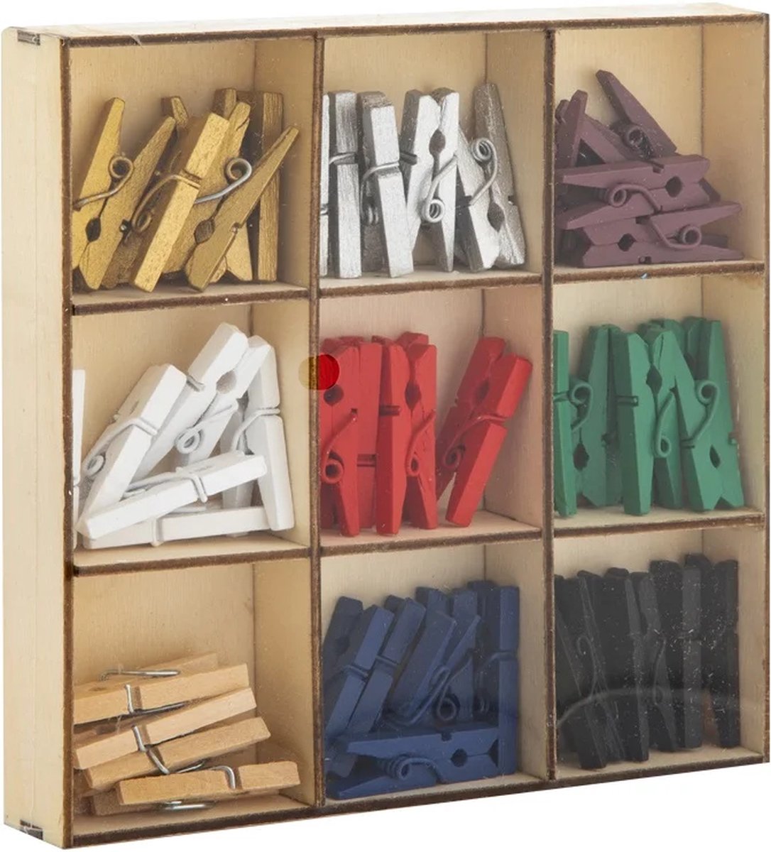 Creative Craft Group Clothes peg mini 54 pcs. ass.