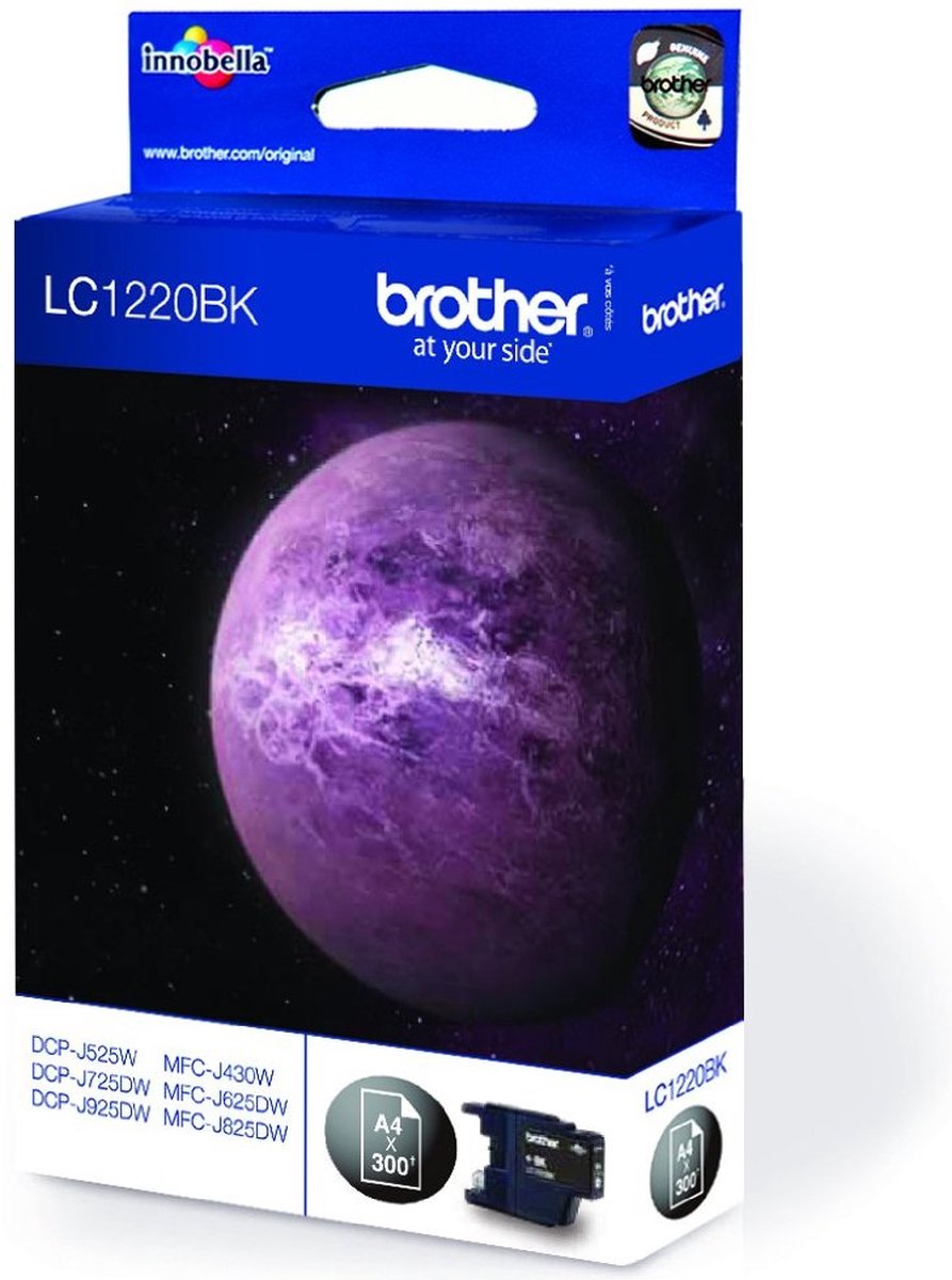 Brother LC1220BK ink cartridge 1 pc(s) Original Black