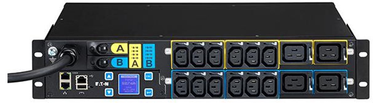 Eaton EMAH06 power distribution unit (PDU) 16 AC outlet(s) 2U Black