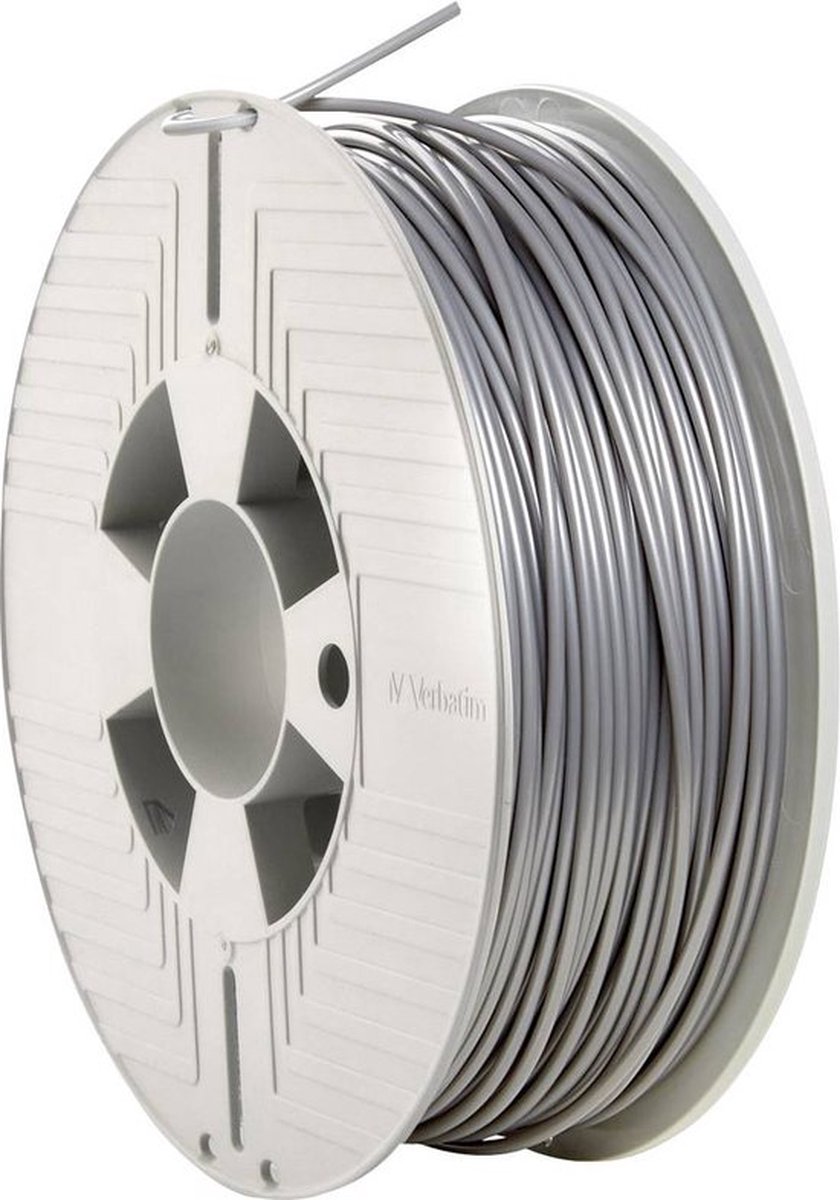 Verbatim 55329 3D printing material Polylactic acid (PLA) Silver 1 kg
