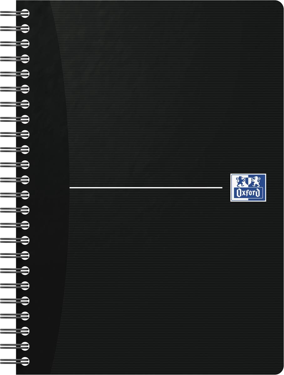 Oxford 100103627 writing notebook A5 90 sheets Black