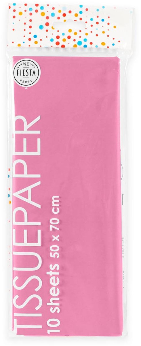 Globos - Tissue Paper 10 Sheets Hard Pink 50x70cm