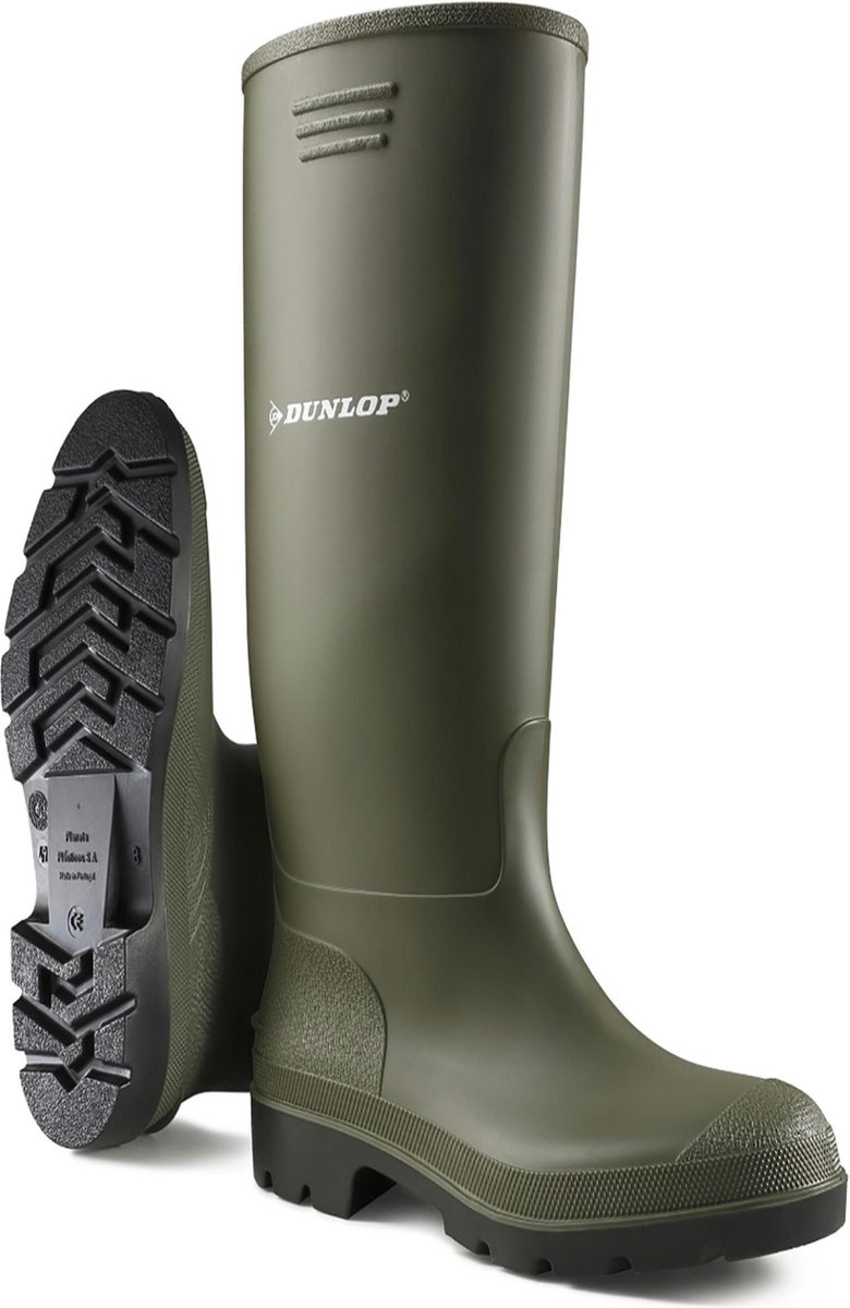 Dunlop Pricemastor Non Safety Waterproof Wellington Boots 1Pr Green 9 BBG09