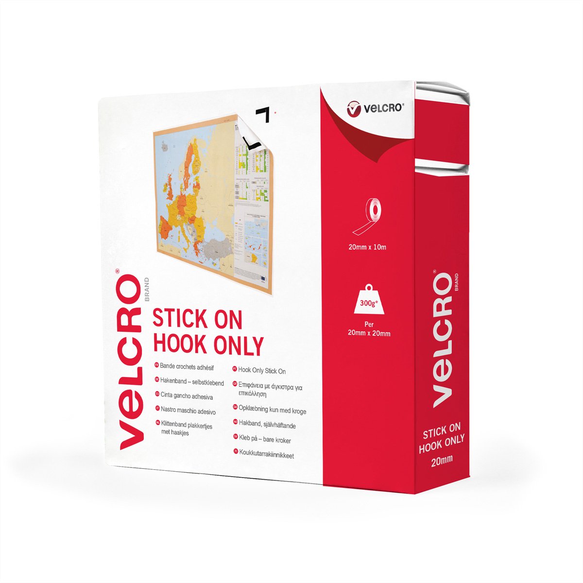Velcro VEL-EC60222 hook/loop fastener White 1 pc(s)