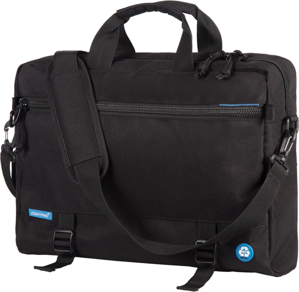 LIGHTPAK Laptoptasche 46201 15.6 Polyethylen 430 x 90 x 320 mm Schwarz