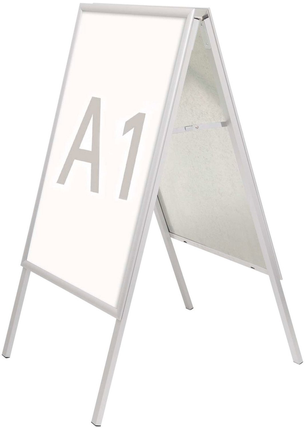 Maul Kundenstopper A1 Aluminium Silber