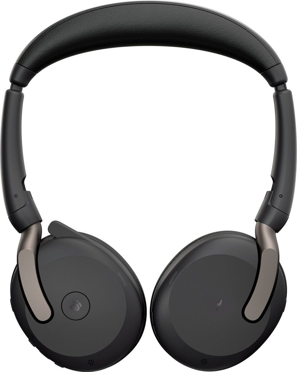 Jabra Evolve2 65 Flex MS Kabellos Headset Kopfbügel USB Bluetooth Mit Bluetooth Active Noise Cancelling Mit Mikrofon Stereo Schwarz