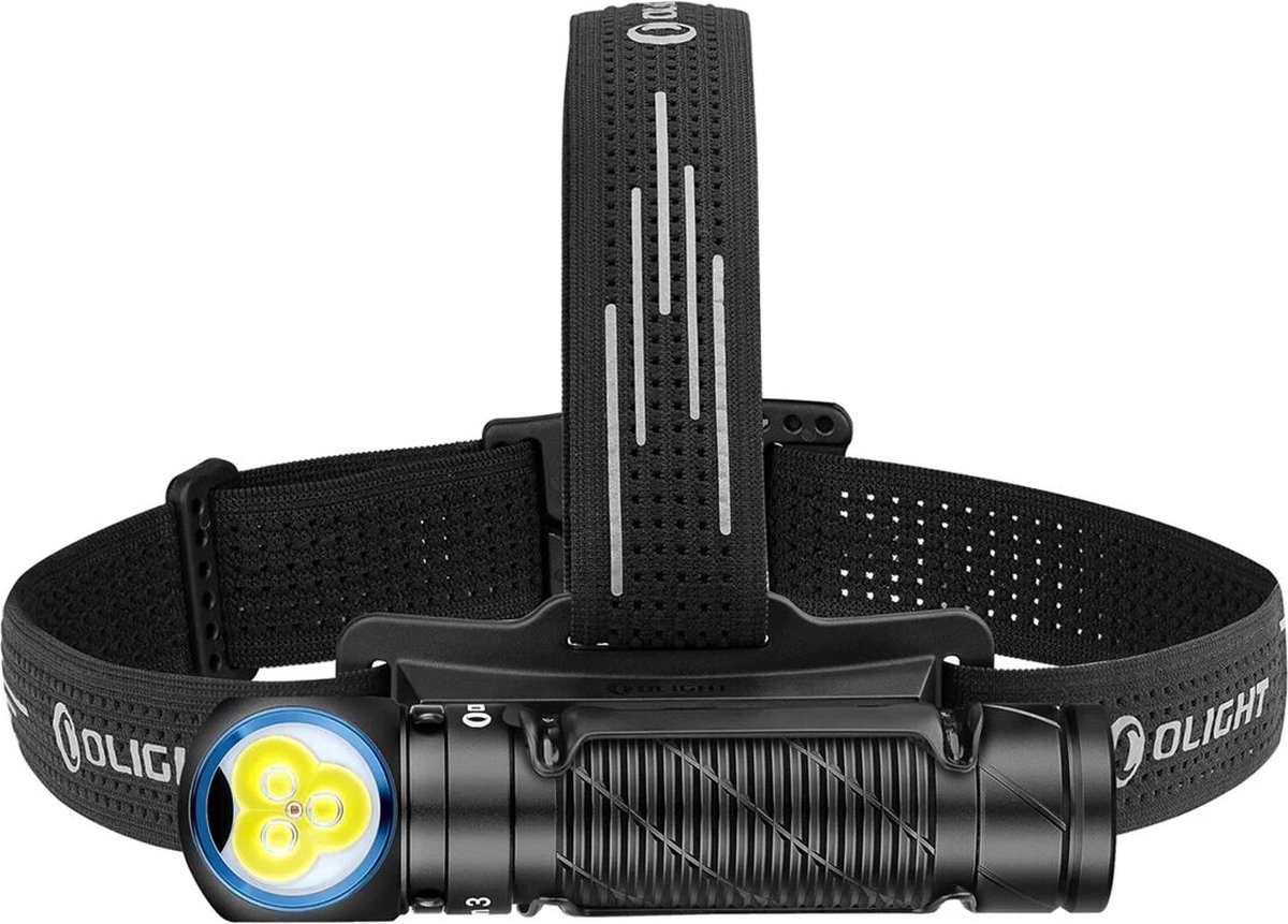 Olight Perun 3 Stirnlampe mit 3000 Lumen und rotem Licht Schwarz