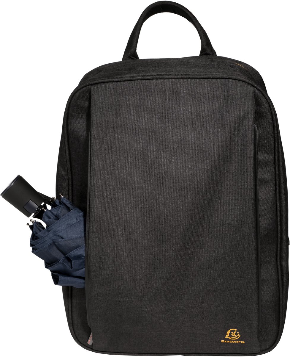 Exacompta Exactive Laptop-Rucksack 14 32 x 15 x 41 cm PL (Polyester) Schwarz