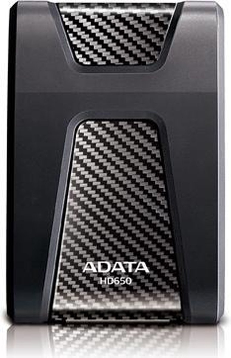 A-Data DashDrive Durable HD650 - 1TB - Ekstern Harddisk - Sort