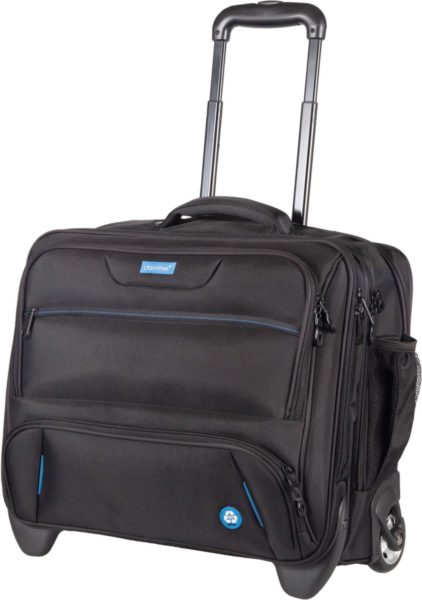 Alassio Borneo Trolley-Koffer 45 x 23 x 38 cm PET (Polyethylenterephthalat) Schwarz