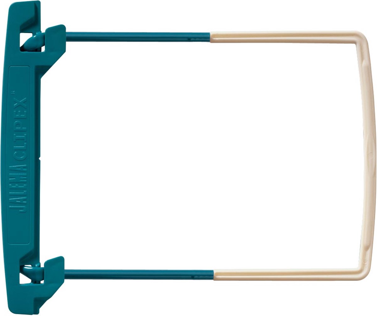 Djois JalemaClip Archiv-Clips Petrol Blau, Weiß 5720049 20,5 x 6,6 cm 100 Stück