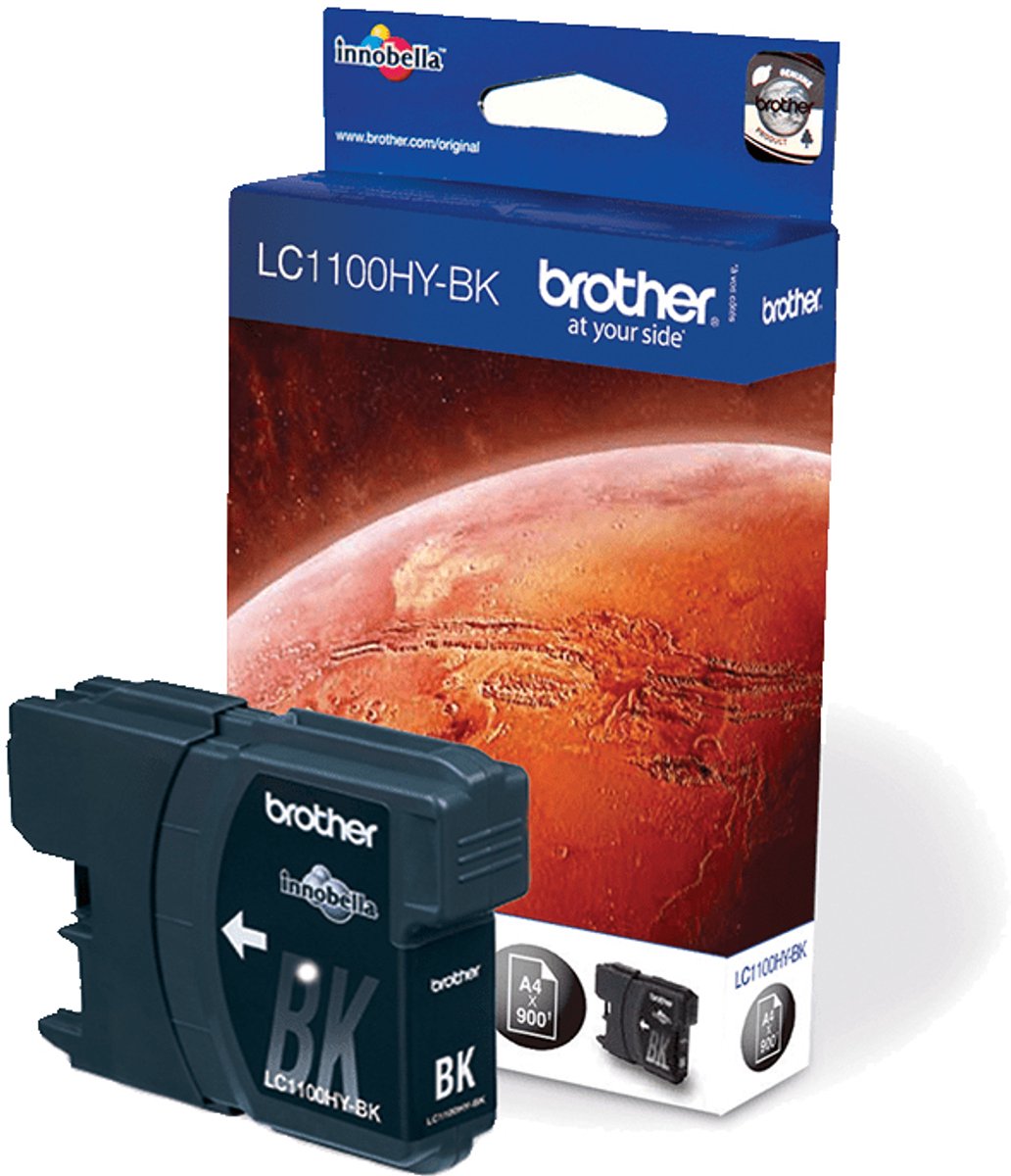 Brother LC1100HYBK Original Tintenpatrone Schwarz